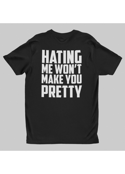 Malfini póló, Gyűlölet, fekete, S-es méret