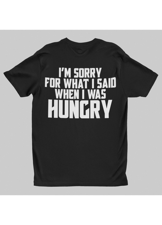 Malfini póló, sajnálom, Fekete