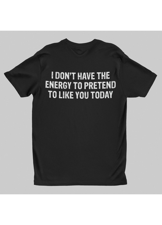 Malfini póló, nincs időm, Fekete