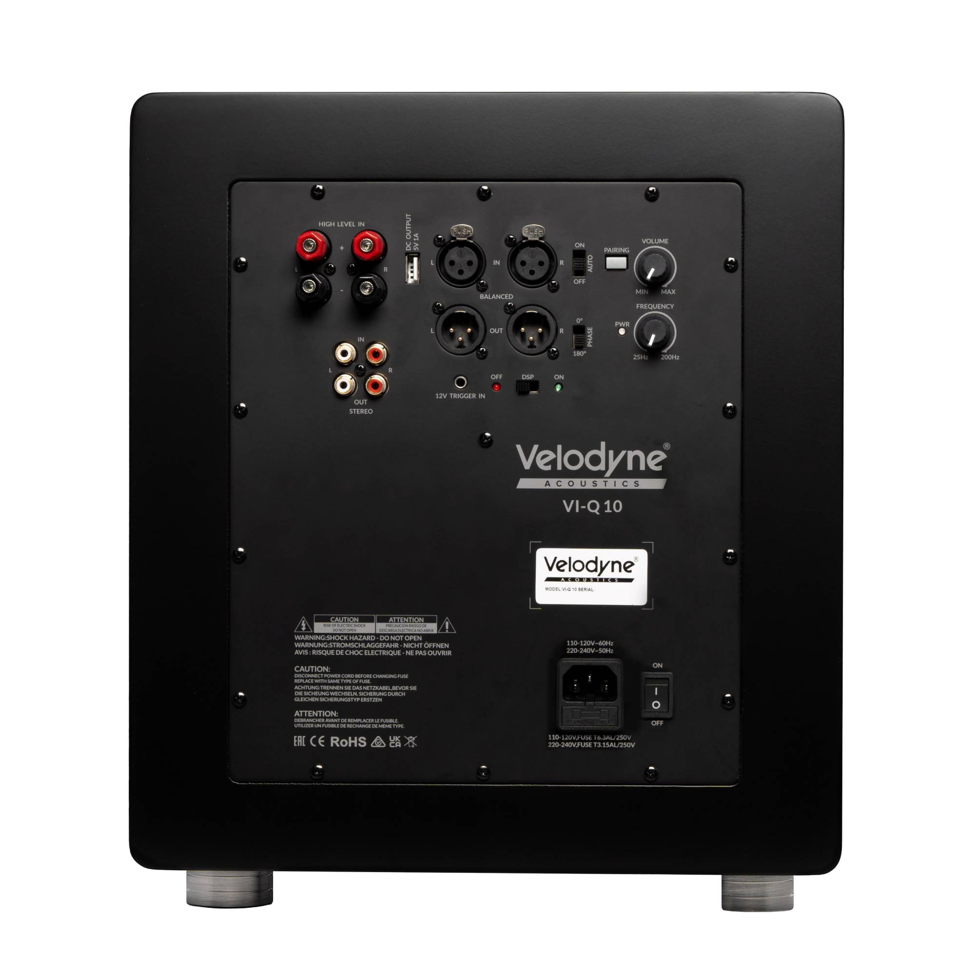 Subwoofer Velodyne Acoustics VI-Q 10'', Negru