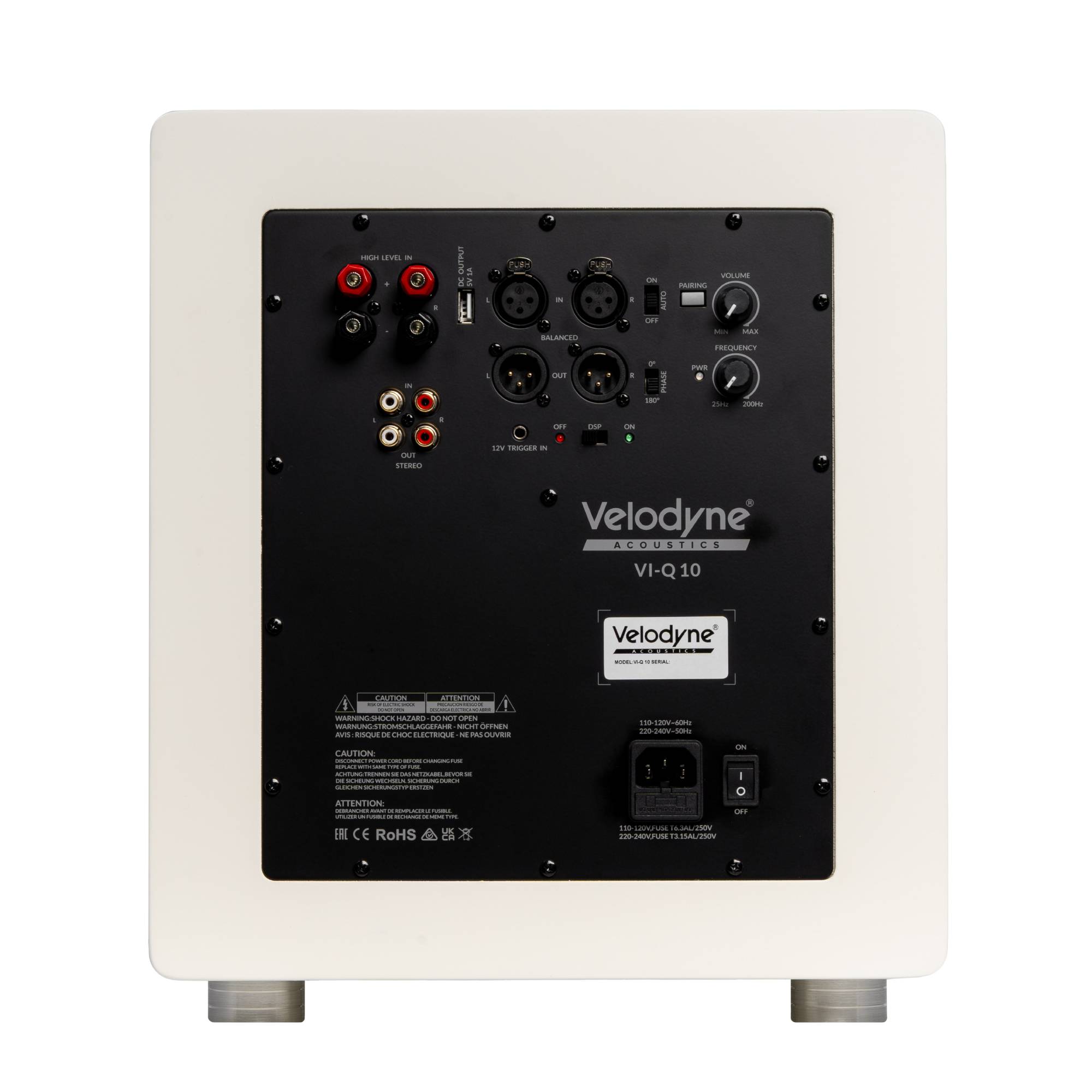 Subwoofer Velodyne Acoustics VI-Q 10'', Alb