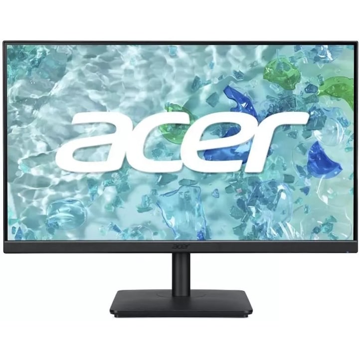 Acer Vero V247YGbmipx monitor, 23.8'' FHD (1920x1080) IPS, ZeroFrame, 120Hz, 4ms (GTG), AdaptiveSync, 250nits, HDMI, hangszórók, DP, VGA, Audio Be/Ki, VisionCare 2.0, C energiaosztály, Fekete, 3Y UM.QV7EE.G13