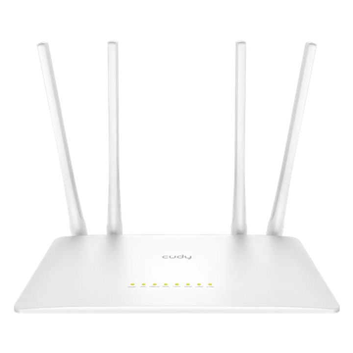 Безжичен рутер Cudy WR300S N300 802.11b/g/n,300Mbps/ 2.4GHz, 5 × 10/100Mbp, 4 × 5dBi fixed антени ROUT-WR300S