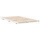 Cadru de pat vidaXL, de podea Alb 140 x 190 cm Lemn masiv de pin