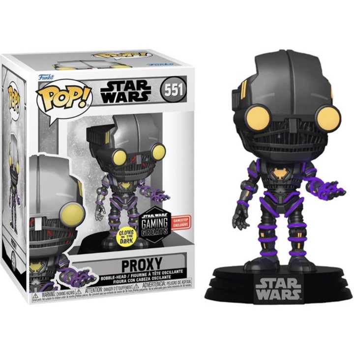 Фигурка Funko POP Star Wars 551 Proxy glow, многоцветна, 10 см
