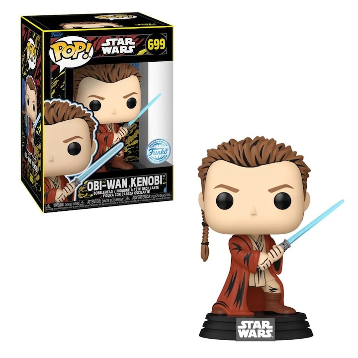 Фигурка Funko POP Star Wars 699 Obi-Wan Kenobi, многоцветна, 10 см