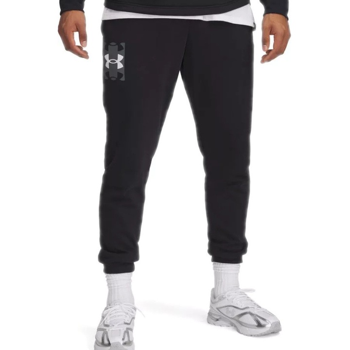 Férfi sportnadrág M645, Under Armour, Pamut/Poliészter, Fekete, XL INTL