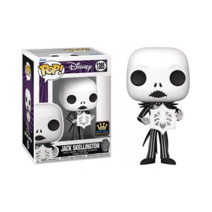 Figurina Funko POP The Nightmare Before Christmas 1385 Jack cu fulg de nea, multicolor, 9cm, set colectionabil