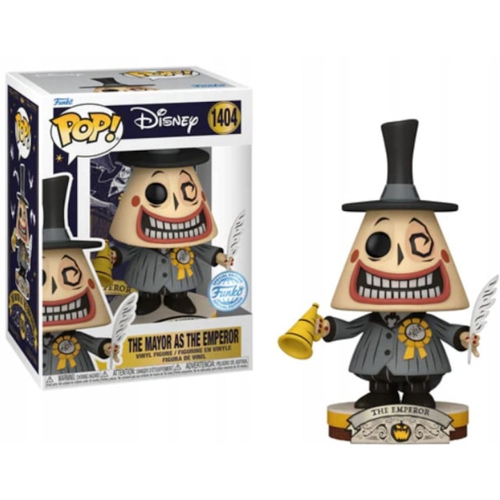 Funko POP Кошмарът преди Коледа 1404 Кметът като император, специално издание, многоцветно, 9 см