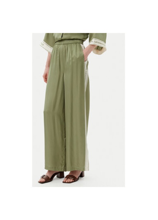 Karl Lagerfeld női nadrág, A2W10118, viszkóz, zöld, Zöld
