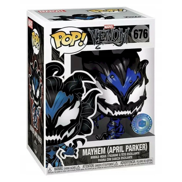 Figurina Funko POP Venom 676 April Parker Mayhem, multicolor, 9cm