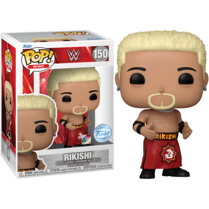 Figurina Funko POP WWE 150 Rikishi, Editie Speciala, multicolor, 9cm