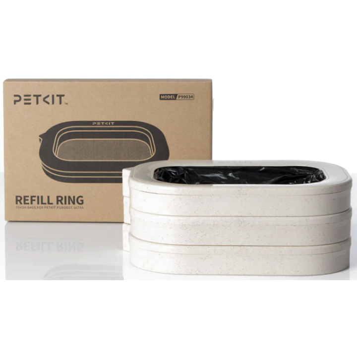 Set 3 role compacte de saci PETKIT litiera pisici Cat Waste Bag Set pentru Litiera Smart PETKIT Purobot Ultra