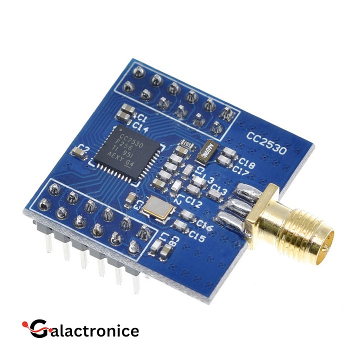 Modul transceiver wireless Zigbee CC2530, UART 2.4GHz cu antena pentru ...