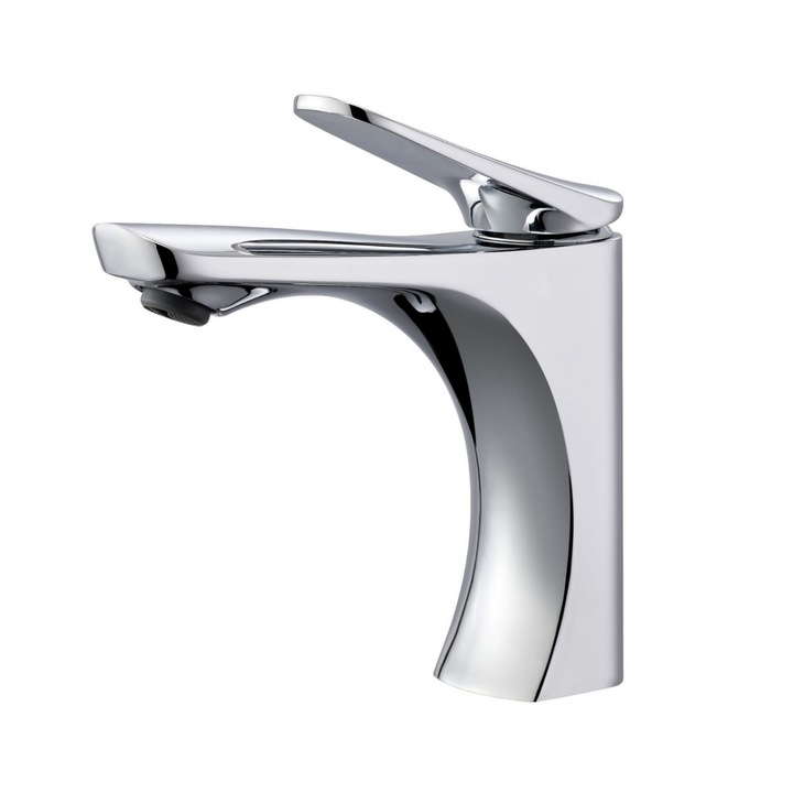 BiXXBi mosdócsaptelep, mosdótartó, króm/ezüst, 170mm, 160mm