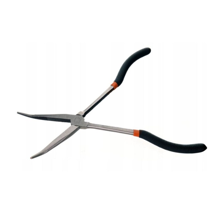 Cleste cu varf lung indoit la 20°grade, otel calit, Kraft