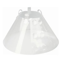Guler Con de Protectie pentru Caini, Pisici, Animale Medii (Nr.5, ⌀Gat:14-34cm - l:20 cm), Post-Operator, Anti-Lins, Prindere Lame Zgarda, PETRO