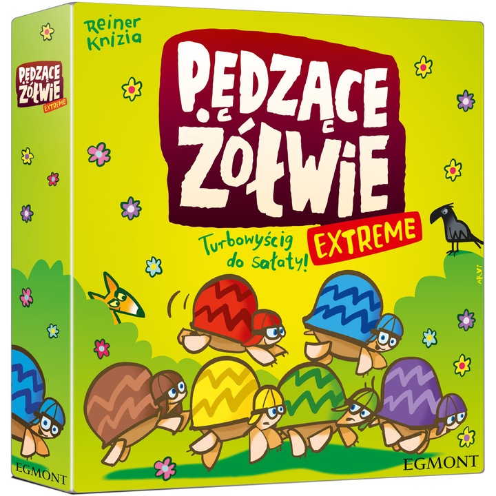 Joc de societate, Pedzace Zolwie Extreme, 6 jucatori, cu accesorii turbo, multicolor