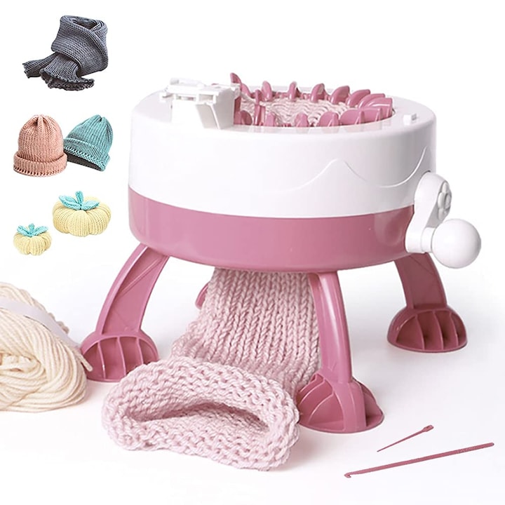 Masina de tricotat OVERTANG, 22 ace, design practic, roz