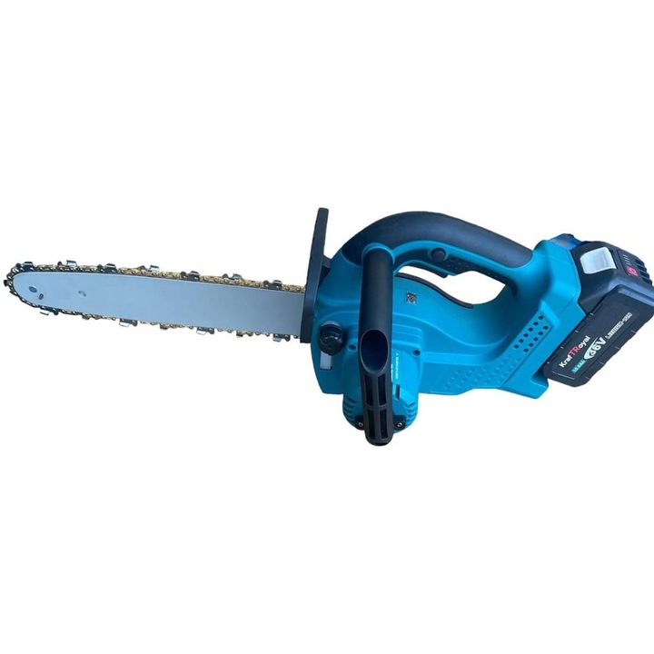 Верижен трион Kraft Royal, Резачка, Дисплей, Акумулаторен, Зелен, 36VDC, 10Ah, 250mm, К-т