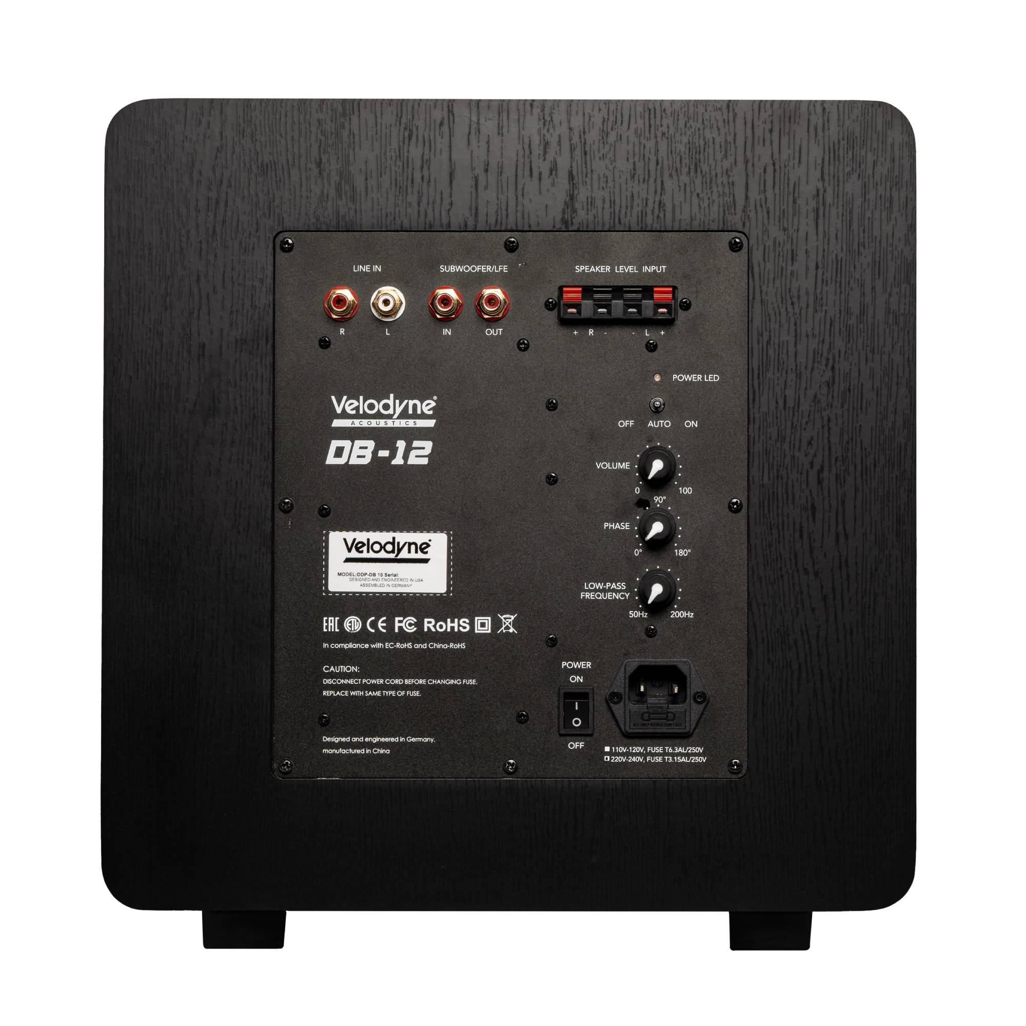 Subwoofer Velodyne Acoustics Deep Blue 12'', Negru