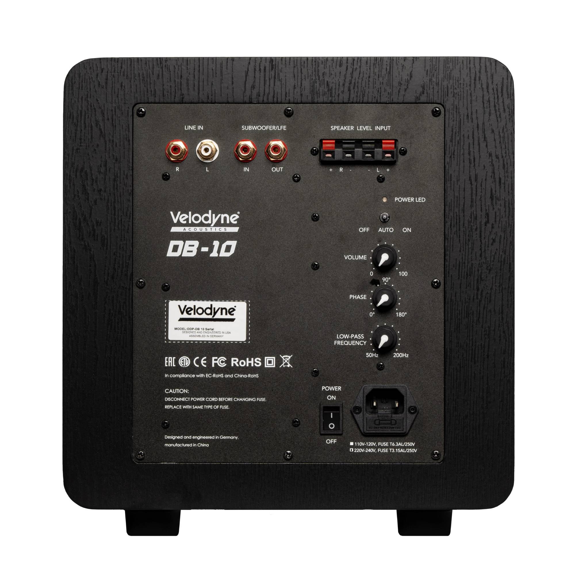 Subwoofer Velodyne Acoustics Deep Blue 10'', Negru