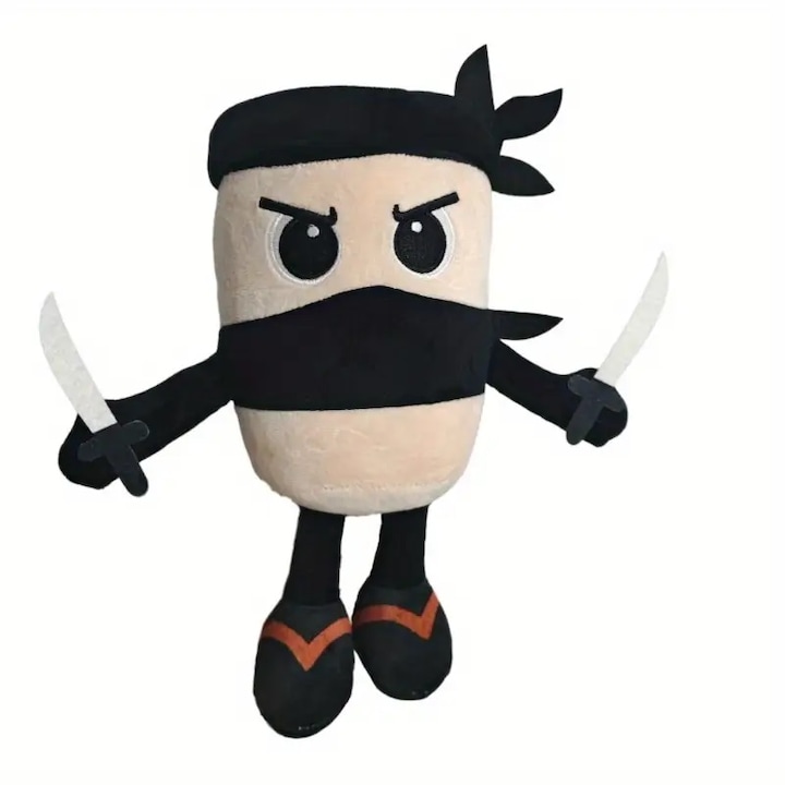 Jucarie Cappuccino Assassino Plus 28 cm – Personaj Anime, Moale, Roz, Ballerina Cappuccina, Tung Tung Tung Sahur Lirili Larlla, Shinpanzinni Bananini Personaje Anime