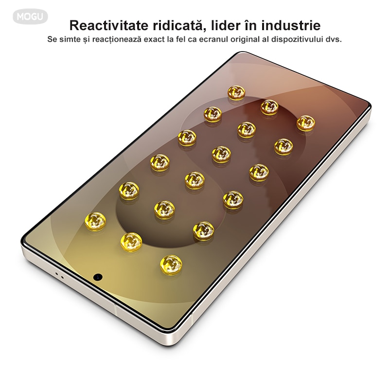 Folie Protectie Telefon, Folie Sticla MOGU Pentru Samsung S25/S24, Protectie Profesionala Ecran 3D, Full Cover, Anti Zgarieturi, Ultra HD, Vine cu un Dispozitiv Simplu de Instalare Pentru o Pozitionare Precisa, Transparenta