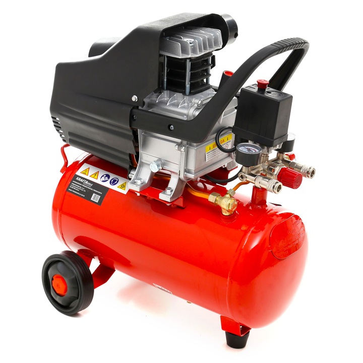 Компресор с масло 24L + 8 в 1 комплект, Kraft&Dele, KD400-K3