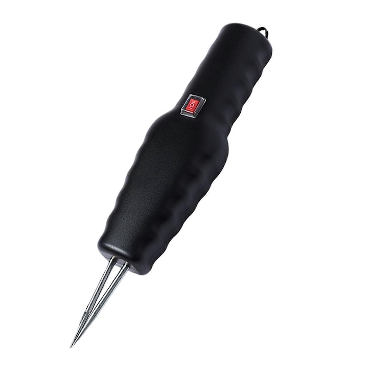 Elektromos baromfi tolltisztító, csirkék, kacsák és libák tisztítására használható, fekete színű, újratölthető