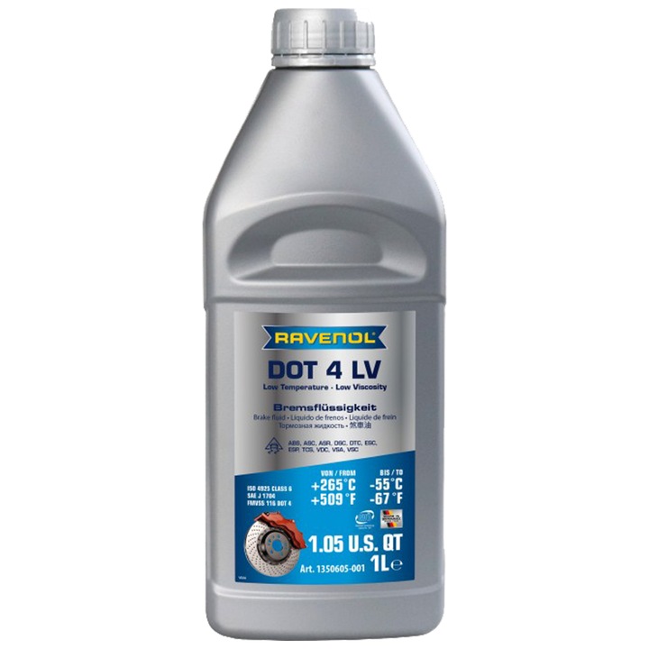 Lichid de frana Ravenol DOT 4 LV 1 litru