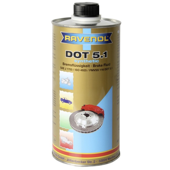 Lichid de frana Ravenol DOT 5.1 1 litru