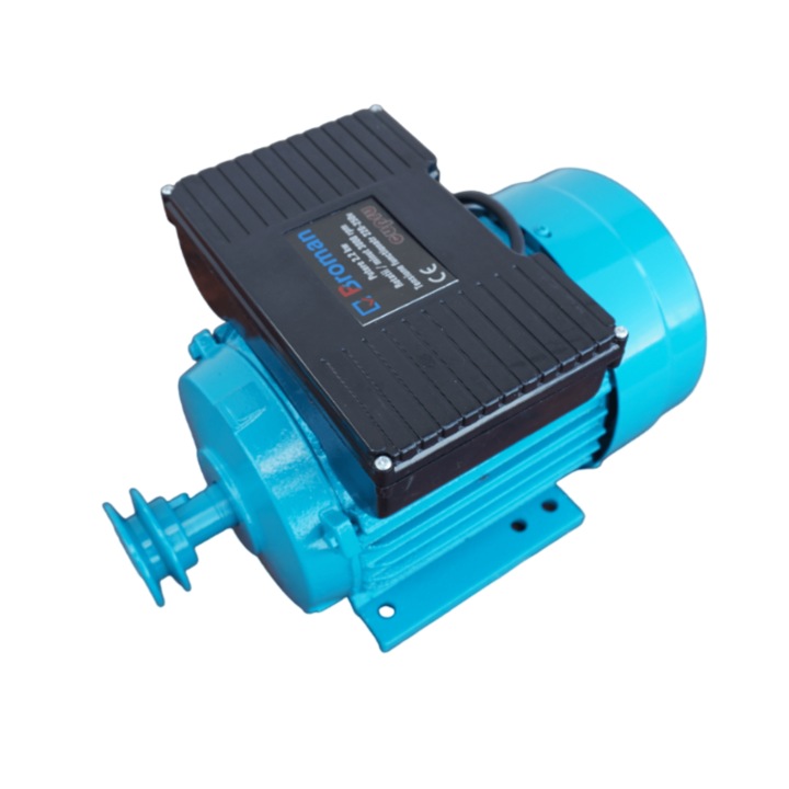Motor electric monofazat, 2.2 kW, 3000 rpm, bobinaj cupru, protectie la suprasarcina, fulie inclusa - COBI SMART®