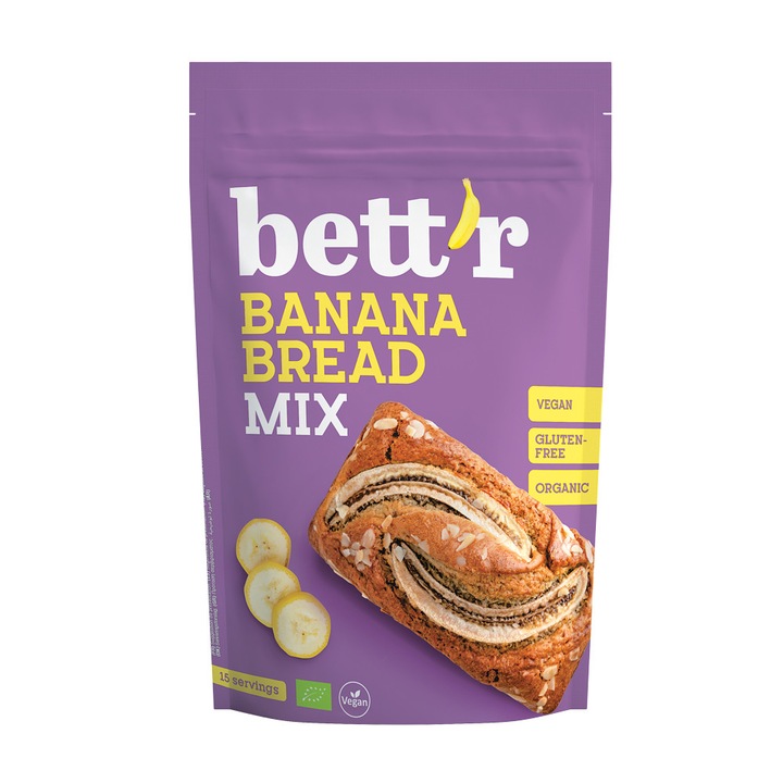 Микс за бананов хляб Bett'r, безглутенов, 300 гр