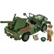 Cobi II. világháborús GMC M6 Fargo építőkészlet, 230 darabos, páncélozott jármű, amerikai katona figura, 1:35