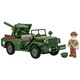 Cobi II. világháborús GMC M6 Fargo építőkészlet, 230 darabos, páncélozott jármű, amerikai katona figura, 1:35