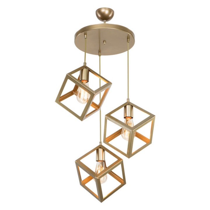 Lustra Evo Light V266 E27, Auriu