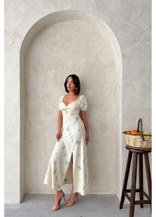 Rochie in brodat - Smarald L