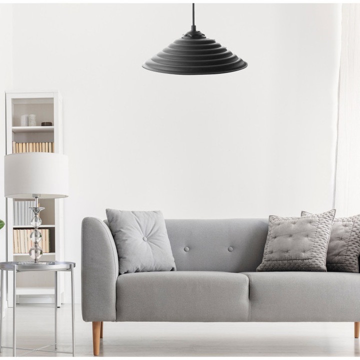 Lustra Evo Light V606 E27, Negru