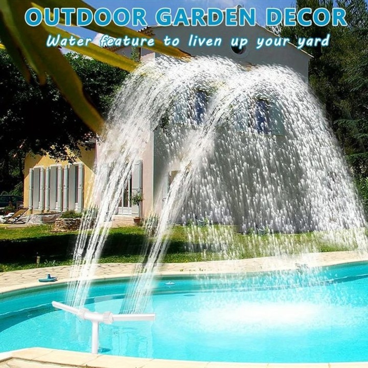 Sistem de stropire pentru piscina XCRH, PVC, duza ajustabila, 1.5x2.2cm