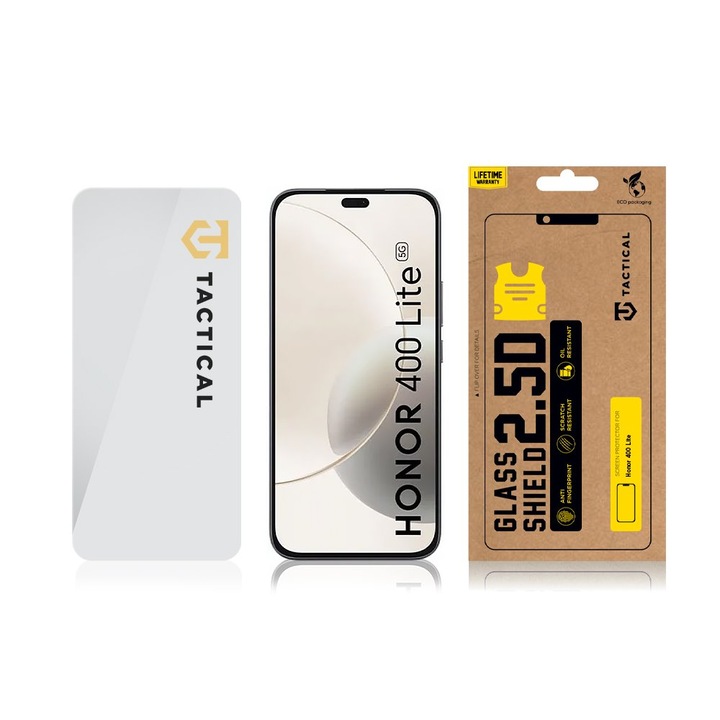 Tactical Glass Shield 2.5D for Honor 400 Lite készülékhez átlátszó