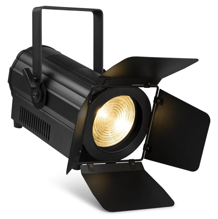 Spot LED COB cu zoom manual BeamZ BTK200W Fresnel 200W WW