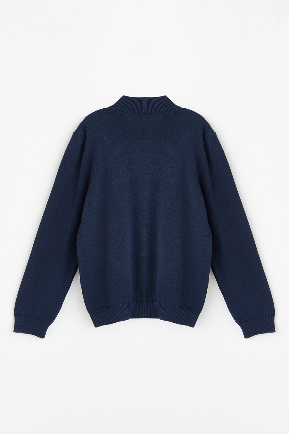 LC WAIKIKI, Cardigan de bumbac cu fermoar, Bleumarin, 158-164 CM