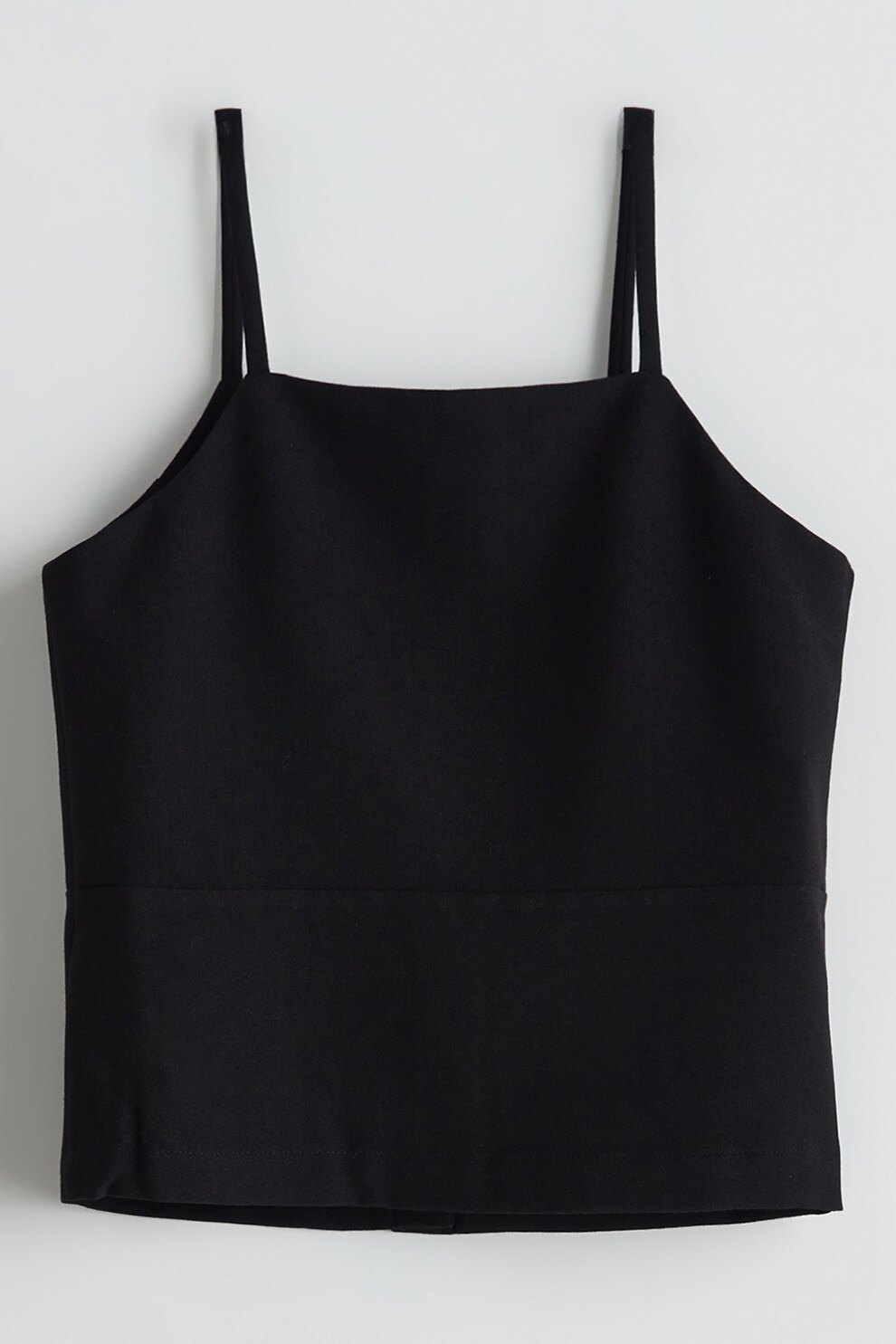 LC WAIKIKI, Top cu decolteu drept, Negru, 116-122 CM