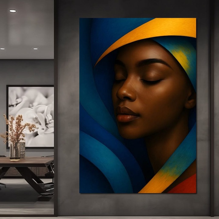 Премиум картина върху платно, LuxCanva G1134, Под клепачите на луната, 70 X 100 см