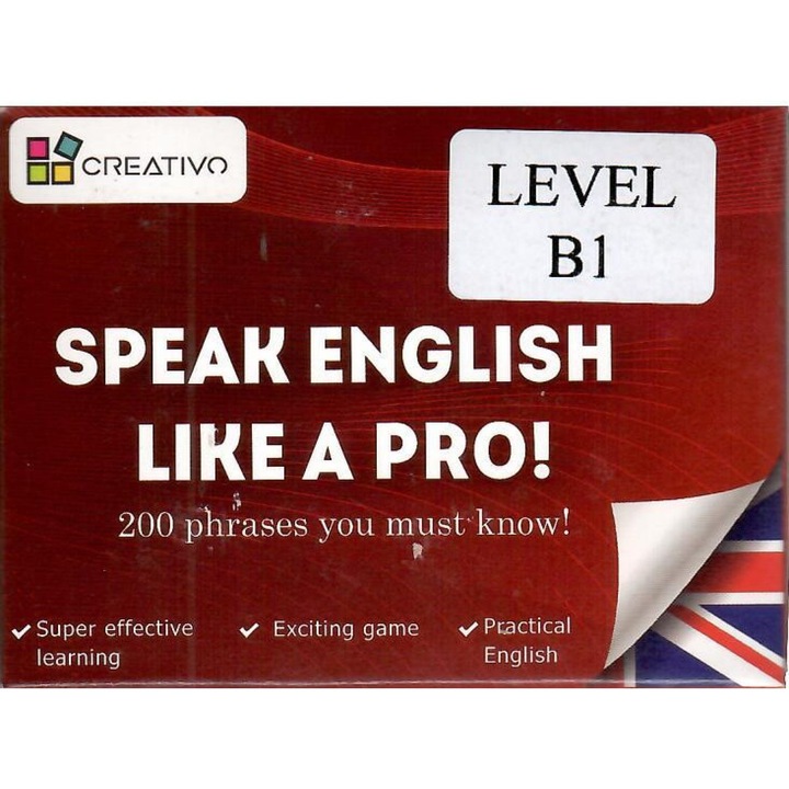 Vorbeste engleza ca un profesionist B1 CREATIVO