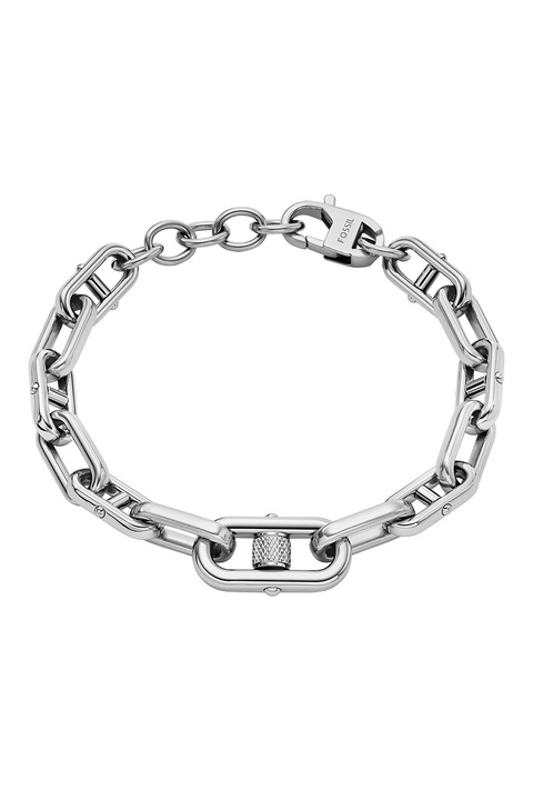 Fossil, Bratara de otel inoxidabil, Argintiu