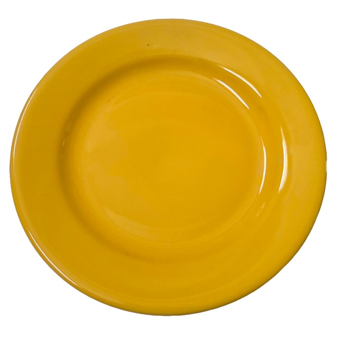 Lapos tányér, 23 cm, Cesiro, Fényes Sárga