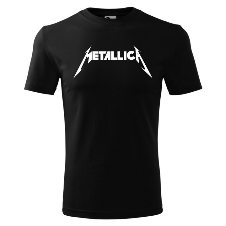 Tricou cu maneca scurta unisex, Rock Metallica, negru, bumbac, marimea L