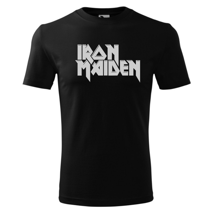 Tricou cu maneca scurta unisex, Rock Iron Maiden, negru, bumbac, marimea L